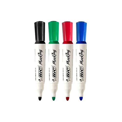 Marcador Quadro Branco Marking BIC 4 Cores + Apagador 3