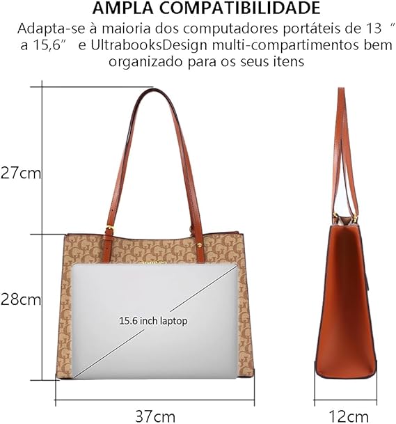 Bolsa de Ombro Feminina Couro Pu 5