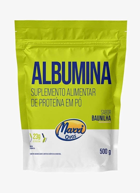 Albumina 500 g Sabor Baunilha 1