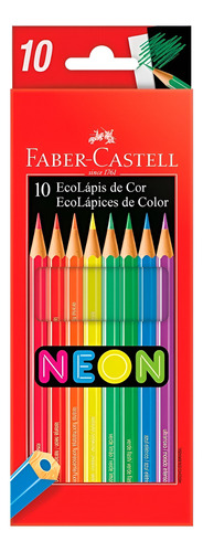 Lápis de Cor Neon 10 Cores 1