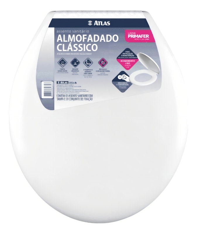 Assento Sanitário Almofadado Clássico Primafer 2