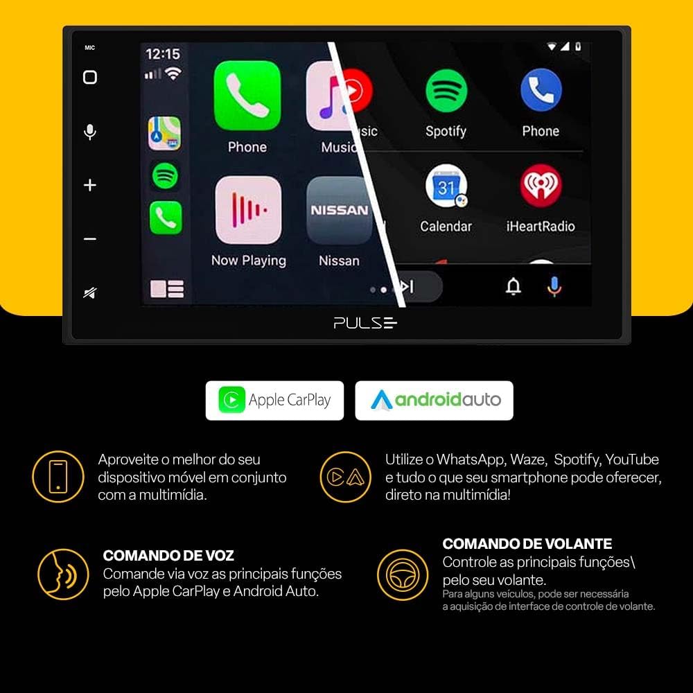 Central Multimidia Full Touch Pulse 3