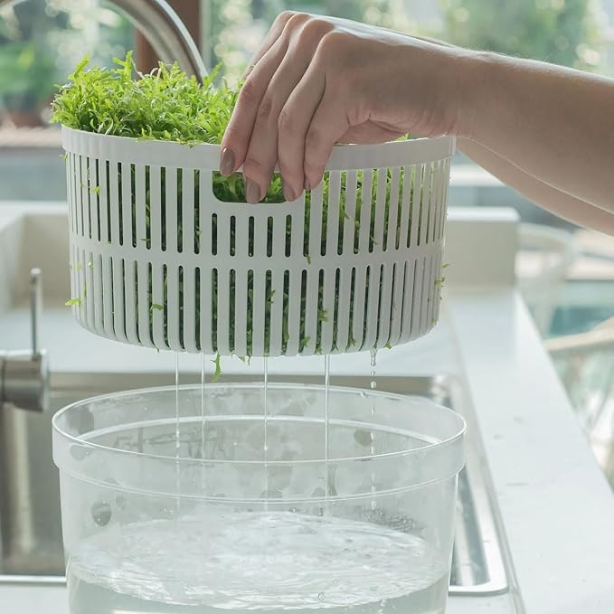 Kit Organizador e Secador de Saladas Ou 5,5L Linha Clear Fresh 5