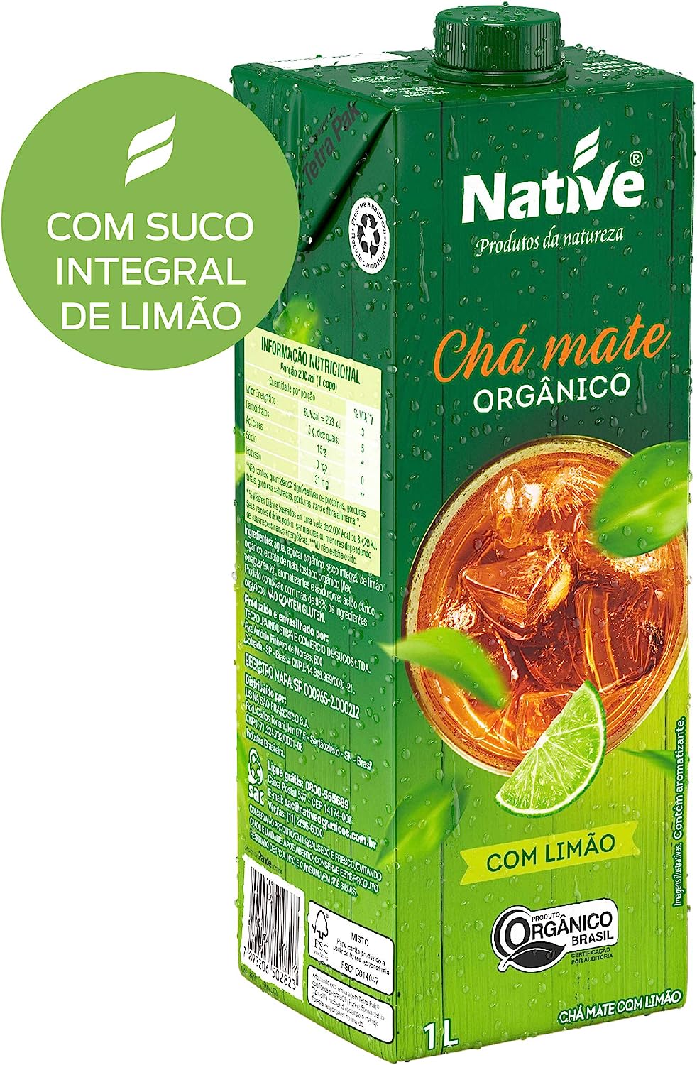 Chá Mate Limão Orgânico Native 2