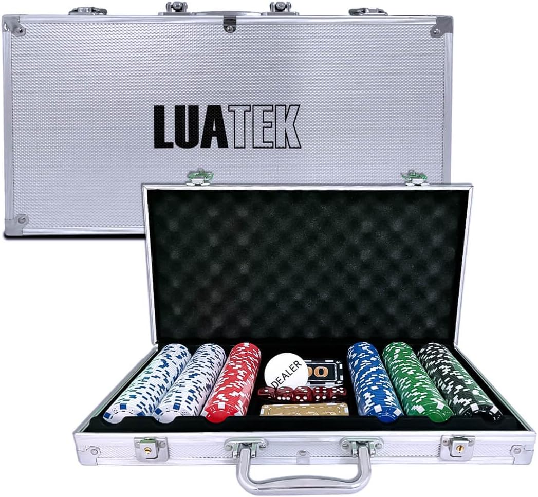 Jogo De Poker Com Maleta 300 Fichas 1