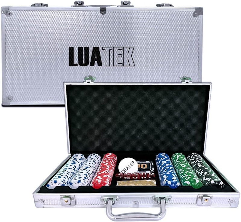 Jogo De Poker Com Maleta 300 Fichas 1