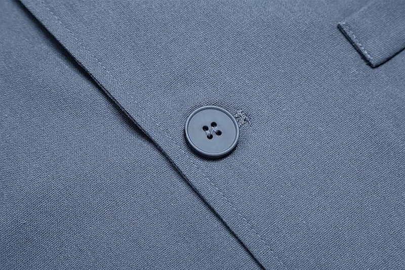 Blazer Masculino de Linho, Algodão, Casual 3