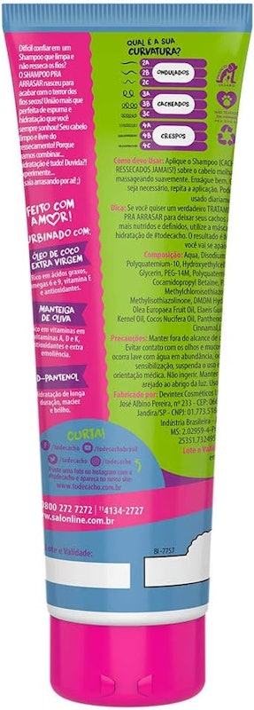 Shampoo #Tô de Cacho - Tratamento pra Arrasar 2