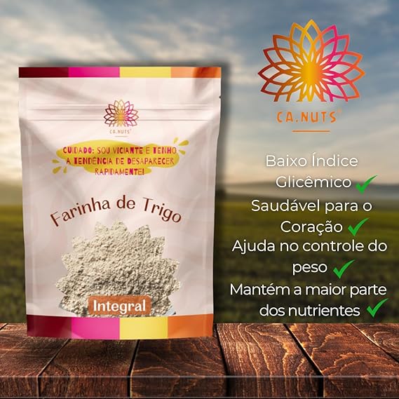 Farinha de Trigo Integral Premium Ca.Nuts 4