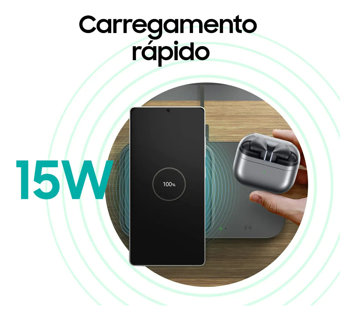 Carregador Rápido sem Fio 15W Duo Pad 3