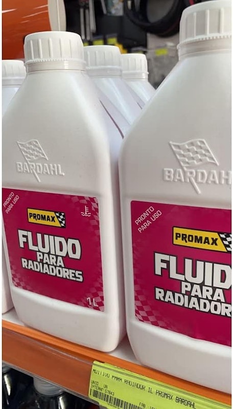 Fluido para Radiadores Bardhal 3