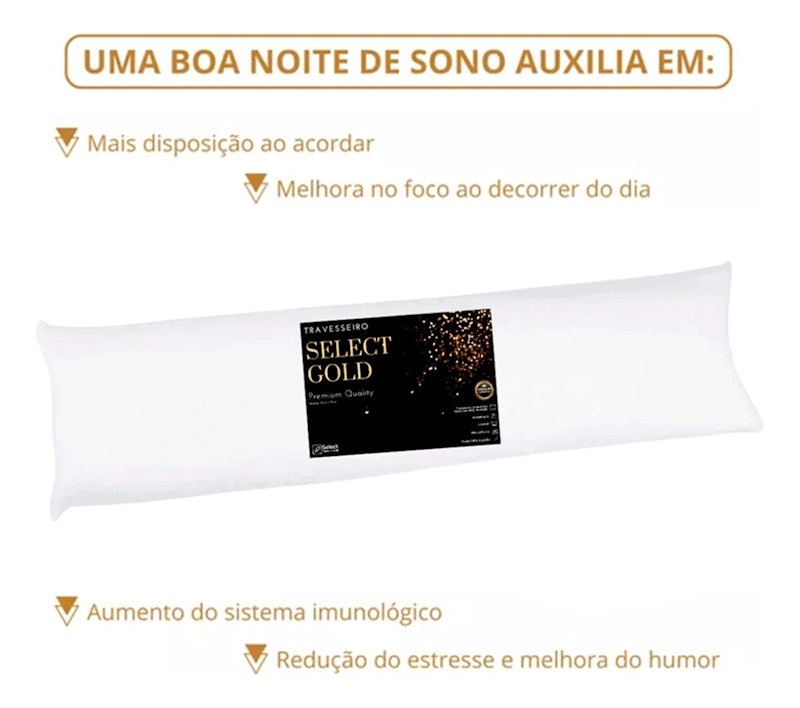 Travesseiro de Corpo Select Gold 2