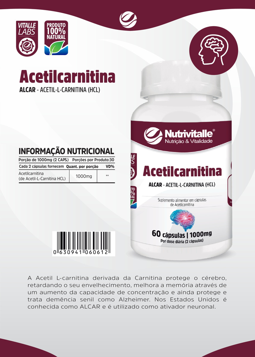 Acetilcarnitina Nutrivitalle 2