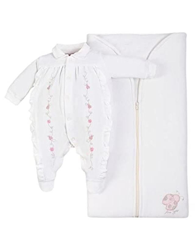 Saída Maternidade Plush Bordado Joaninhas 1
