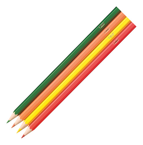Lápis de Cor 24 Cores Bic Evolution 3