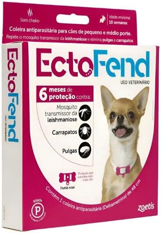 Coleira EctoFend Deltametrina 4% 3