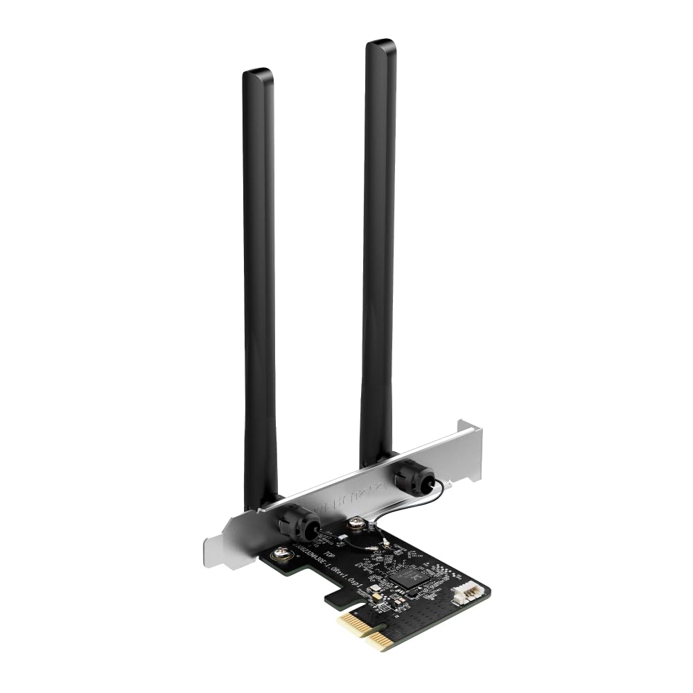 Adaptador PCIe Bluetooth AC1200 Wi-Fi 1
