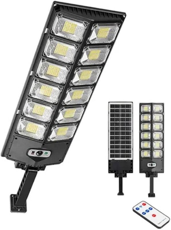 Luminária Solar Holofote Poste Refletor 504 LED 600 W 1