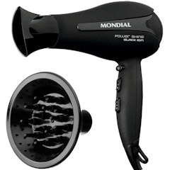 Secador de Cabelos Mondial Power Shine Black Íon SC-13
