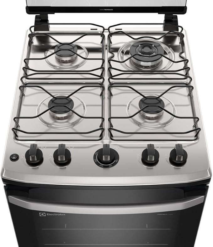 Fogão 4 Bocas Efficient com Mesa Inox 3