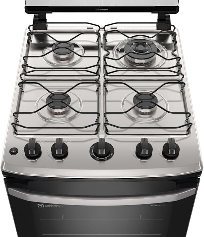 Fogão 4 Bocas Efficient com Mesa Inox 3