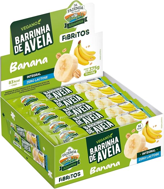 Fibritos Barrinha de Aveia - Banana 2