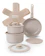 BRINOX Jogo de Panelas Empilhável Ceramic Life Fit Areia 1