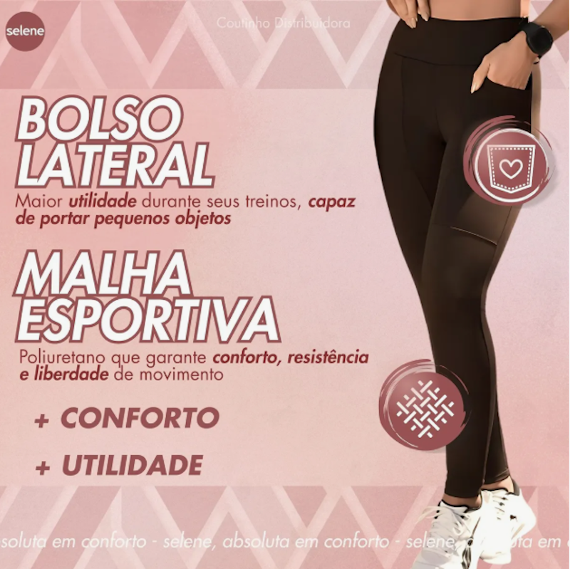 Legging Academia com Bolso Selene 3