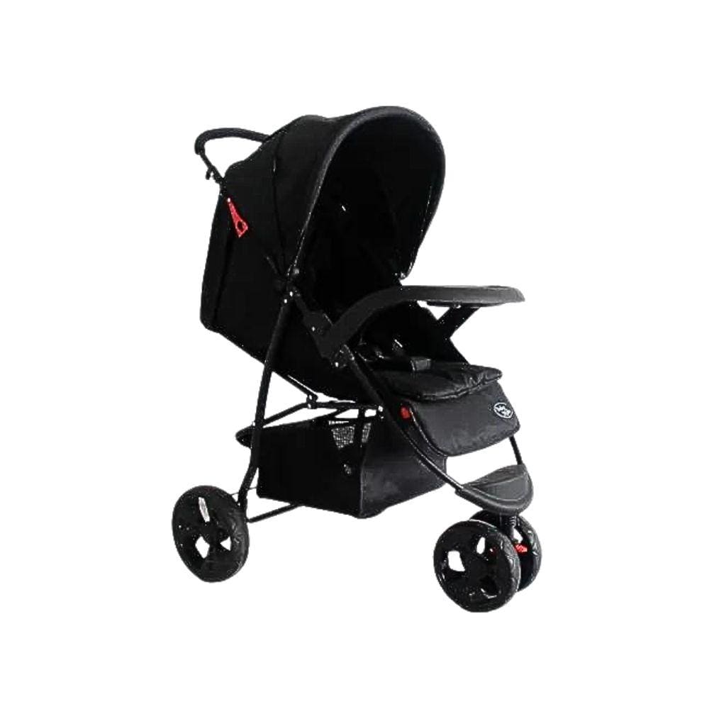 Carrinho de Bebê Passeio Triciclo 3 Rodas Urban Preto 1