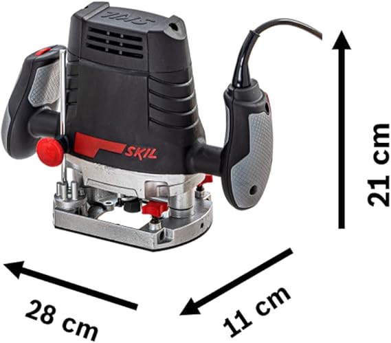 Tupia 1831 1100 W 220 V com Maleta 6 Fresas 3 Pinças e 3 Guias 4