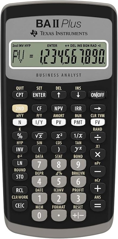 Calculadora BA II Plus 1