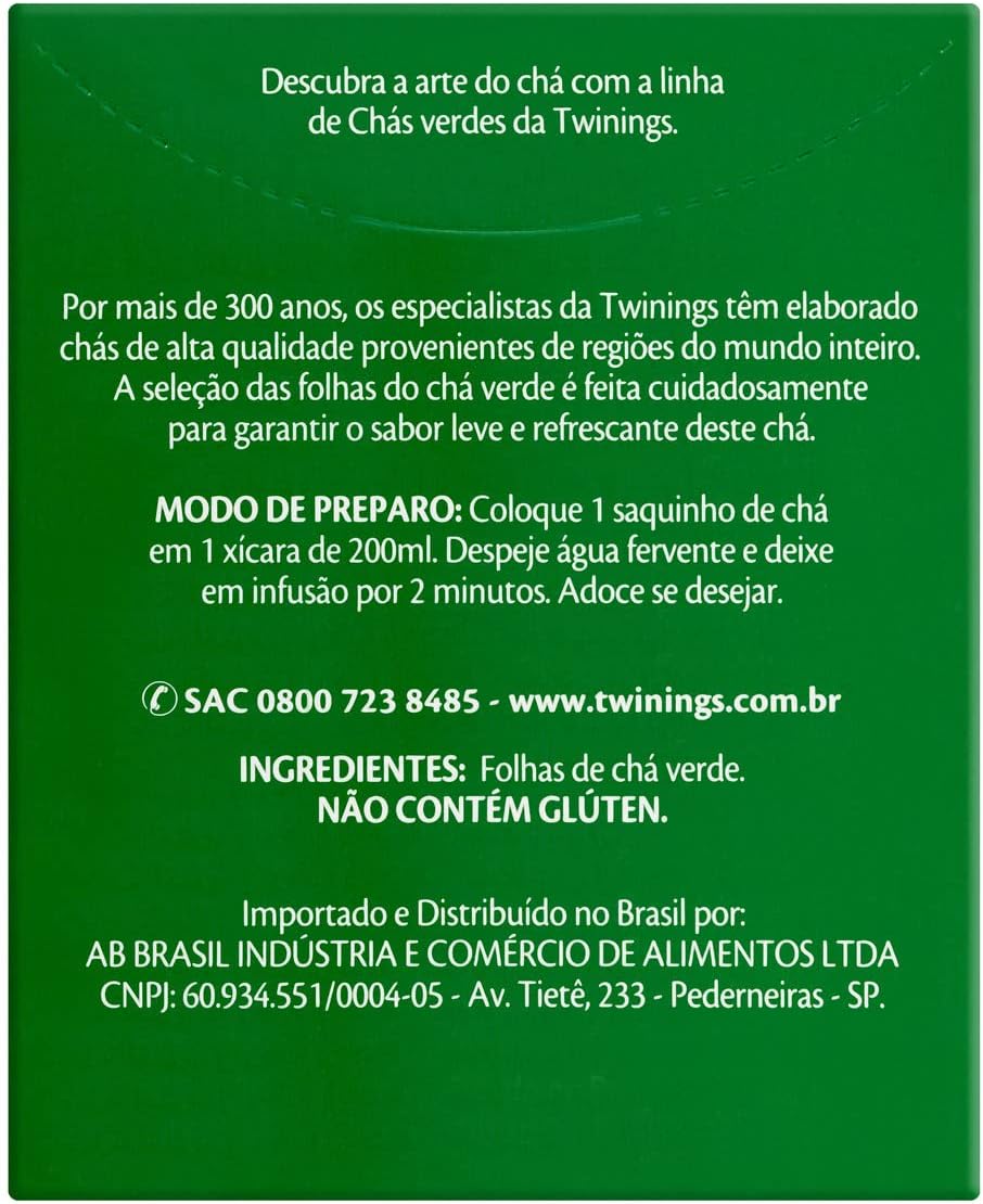 Chá Verde Twinings 4