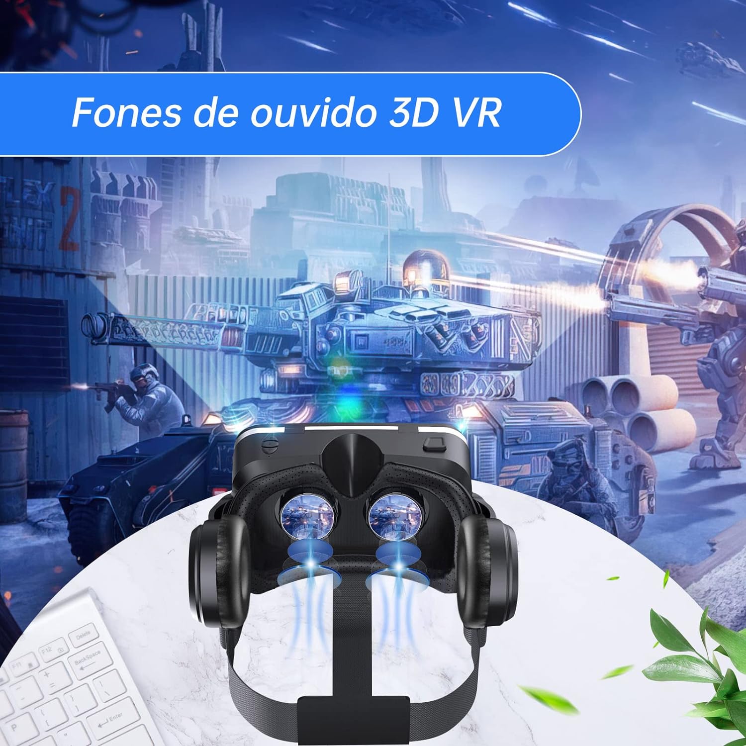 VR SHINECON 3D VR Headset Virtual Reality Glasses 3