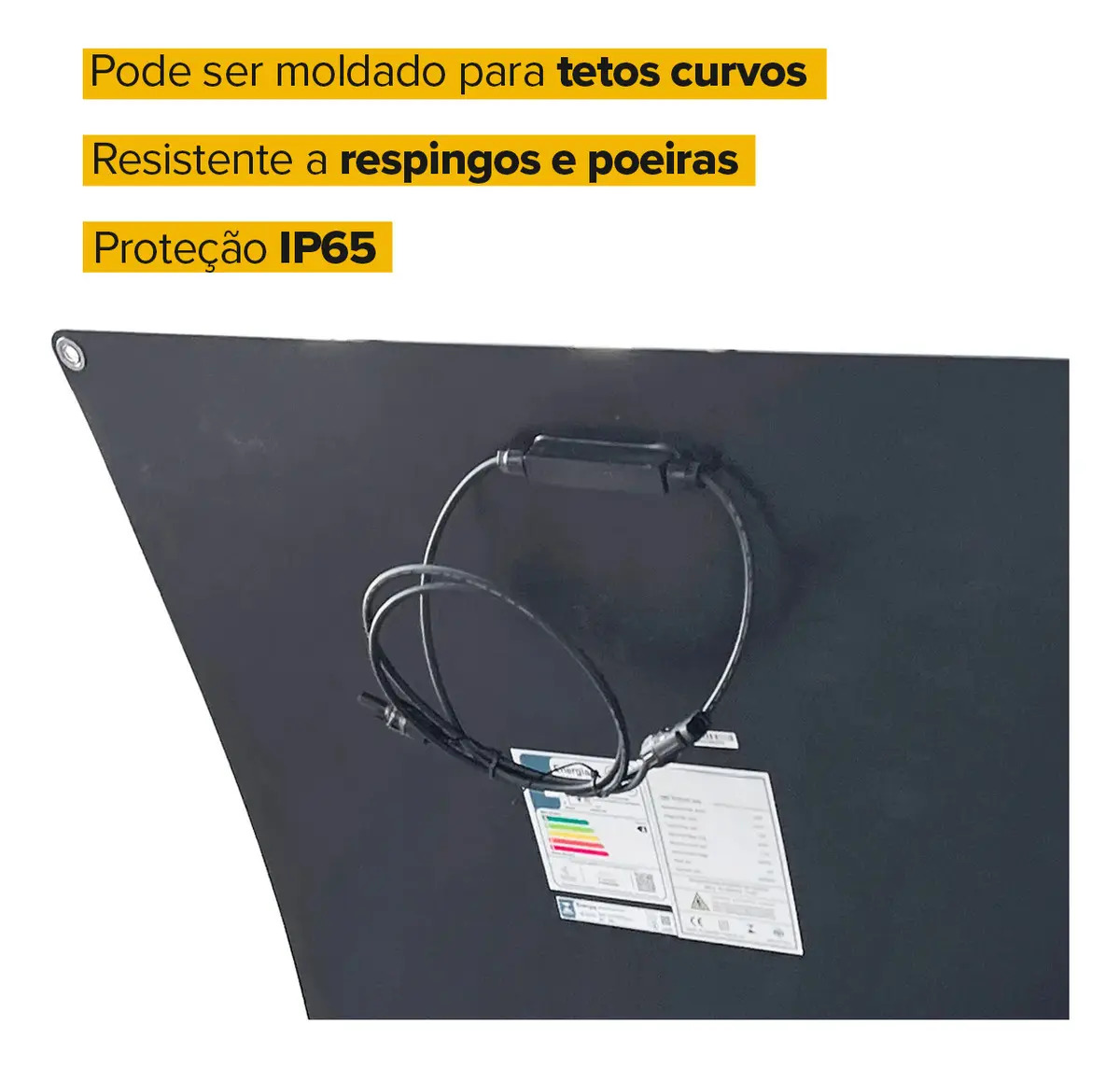Placa Solar Flexível Monocristalina Osda 200 W 48 Células 4