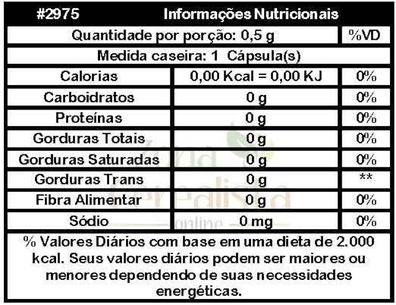Betacaroteno em Cápsulas 500 mg 3