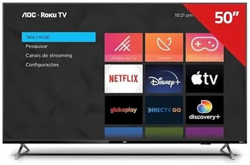 Smart TV AOC Roku TV 50" 4K Série 7045 2