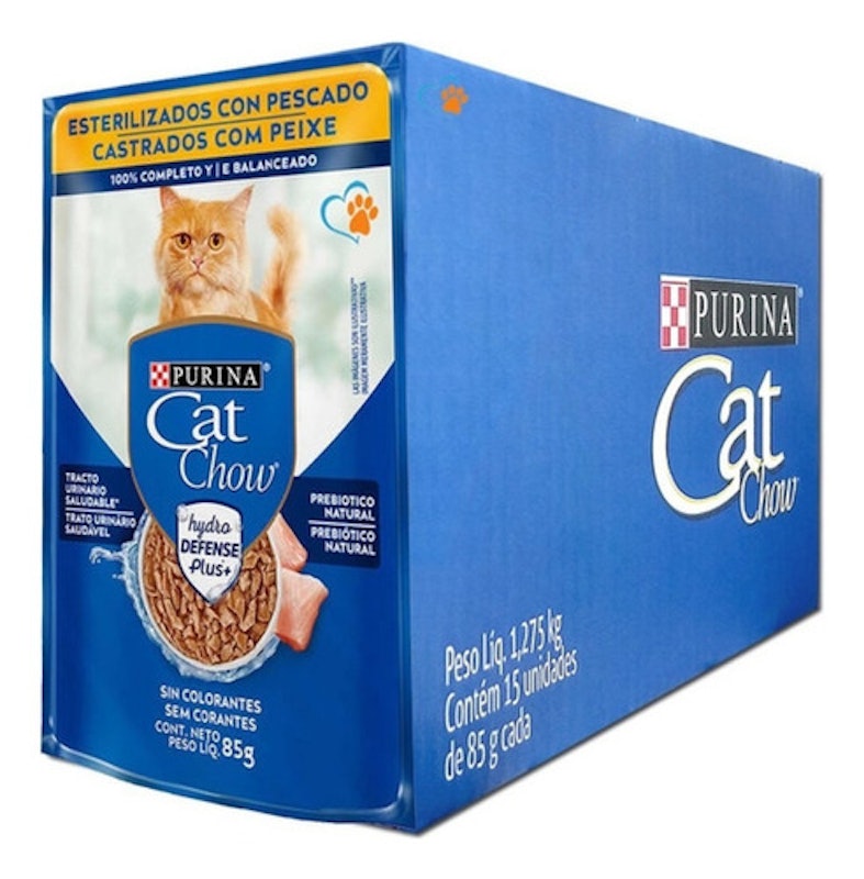 Alimento Úmido Cat Chow para Gato Castrado 2