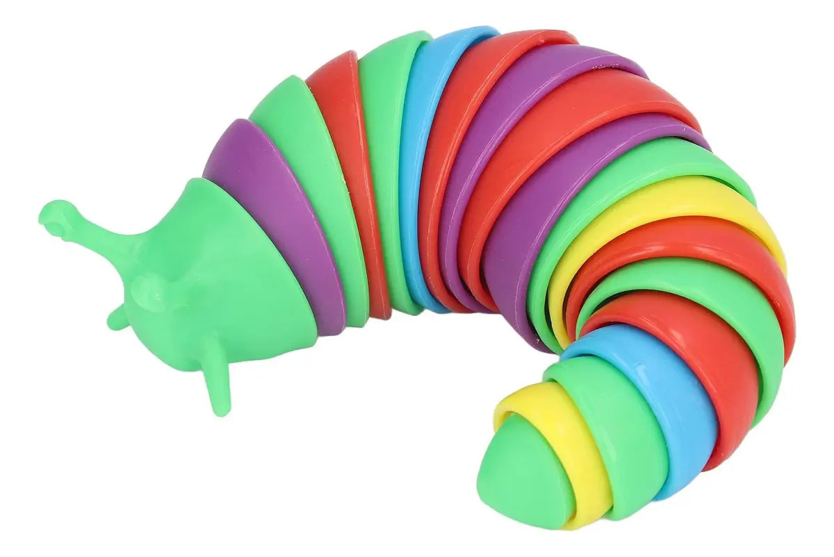 Lesma Articulada Fidget Toy Slug 3D 1