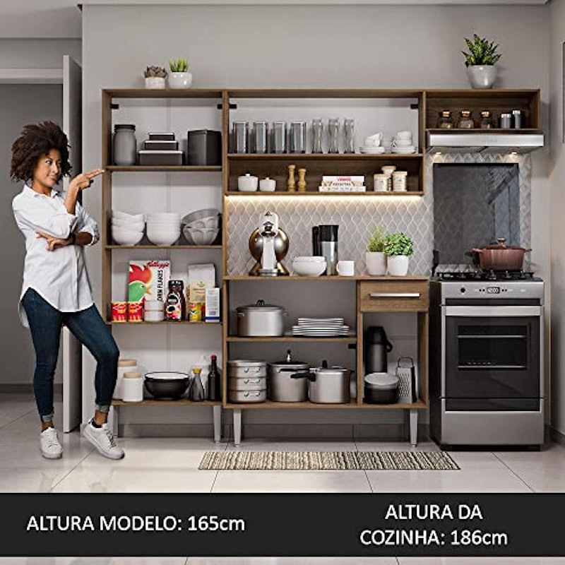 Armário de Cozinha Compacta Emilly Top 4