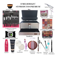 Kit Maleta de Maquiagem Completa Cisne