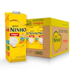 Leite NINHO® Forti+ UHT Integral (12 Unidades)