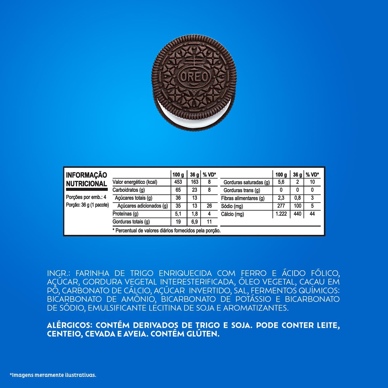 Biscoito Recheado Oreo Original 2