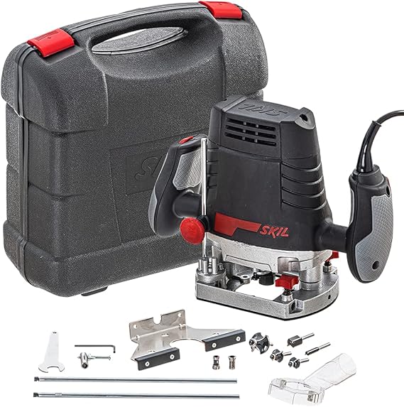 Tupia 1831 1100 W 220 V com Maleta 6 Fresas 3 Pinças e 3 Guias 1