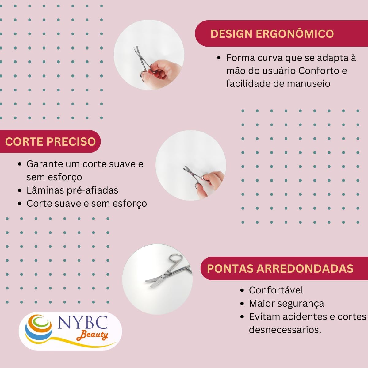 Tesoura para Unha de Bebê 2