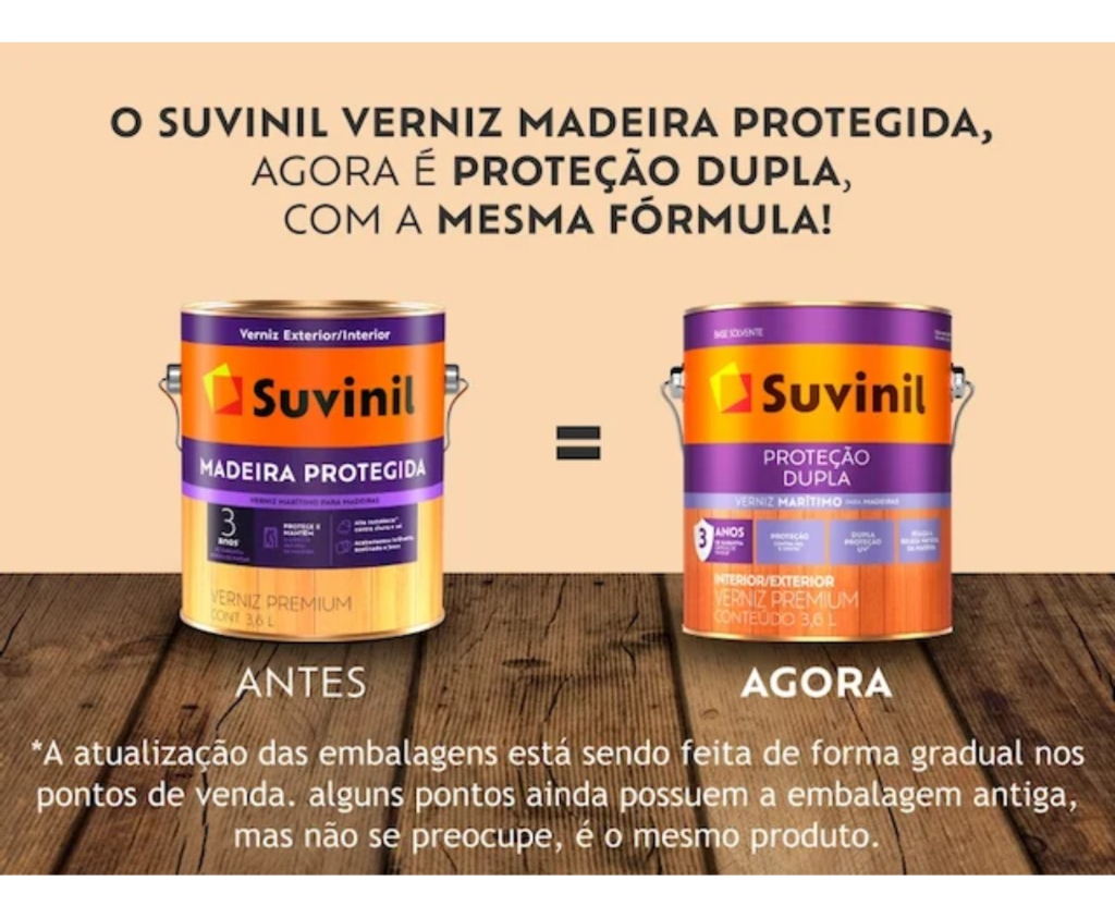 Verniz Marítimo Suvinil 3,6 L Brilhante Natural 2