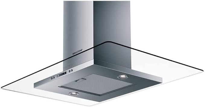 Coifa Vidro Plano Ilha Brastemp 1