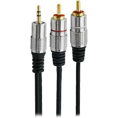Cabo de Áudio Chip Sce P2 2 Rca Nickel Fitz