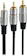 PIX Cabo de Áudio Chip Sce P2 2 Rca Nickel Fitz 1