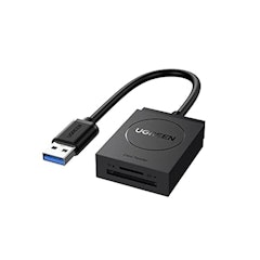 Adaptador Ugreen Cr127 Usb 3.0 p Micro Sd e SD Preto