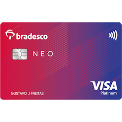 Cartão Bradesco Neo Visa Platinum